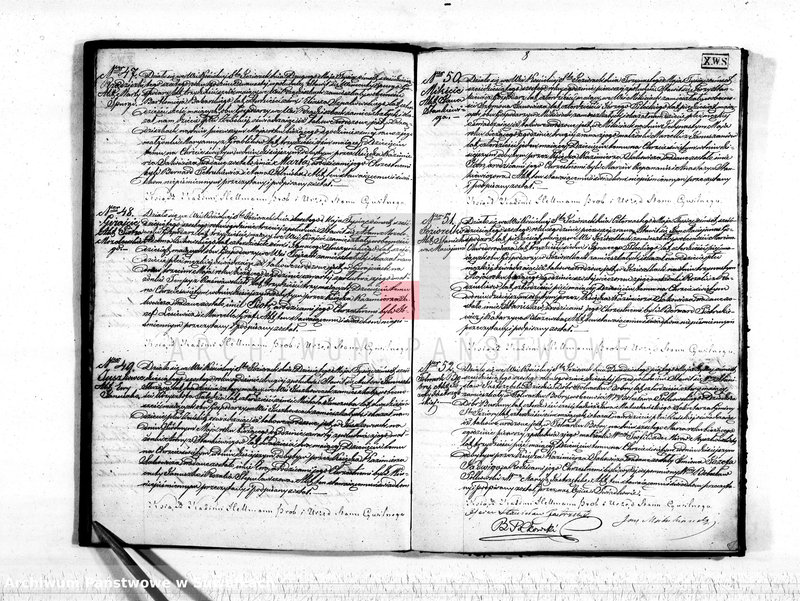 Obraz 10 z jednostki "Akta stanu cywilnego parafij Św. Jeziorskiej urodzonych, zaślubionych i umarłych z roku 1866"