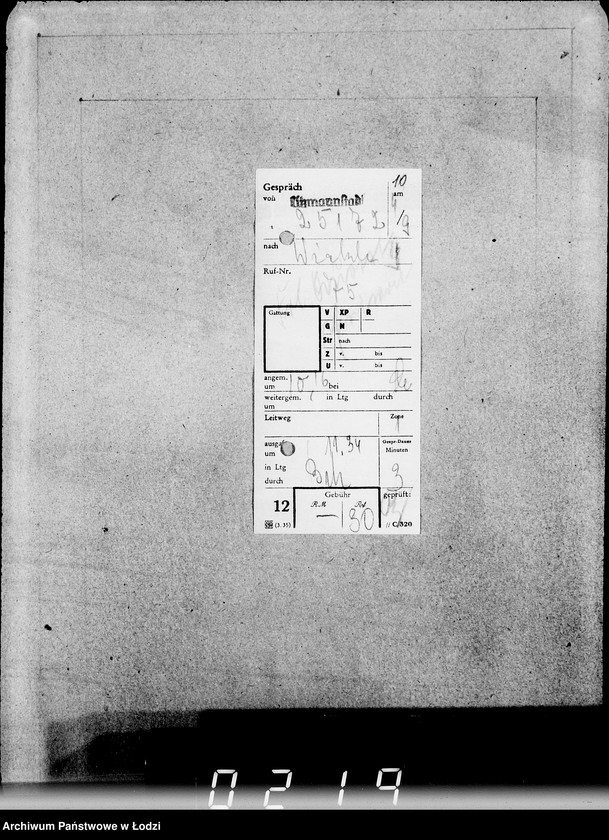 Obraz 14 z jednostki "28 Kassenbelege"