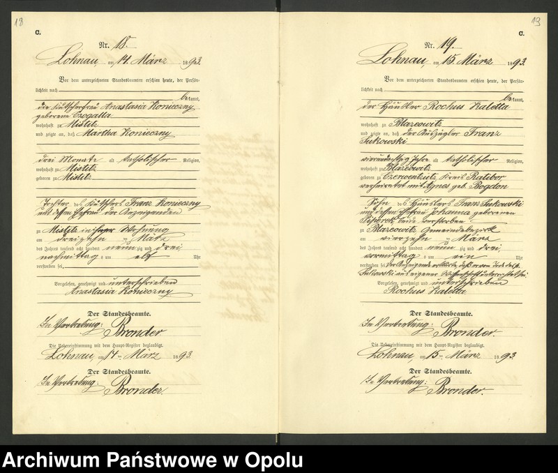 image.from.unit.number "Urząd Stanu Cywilnego Łany Księga zgonów rok 1893"