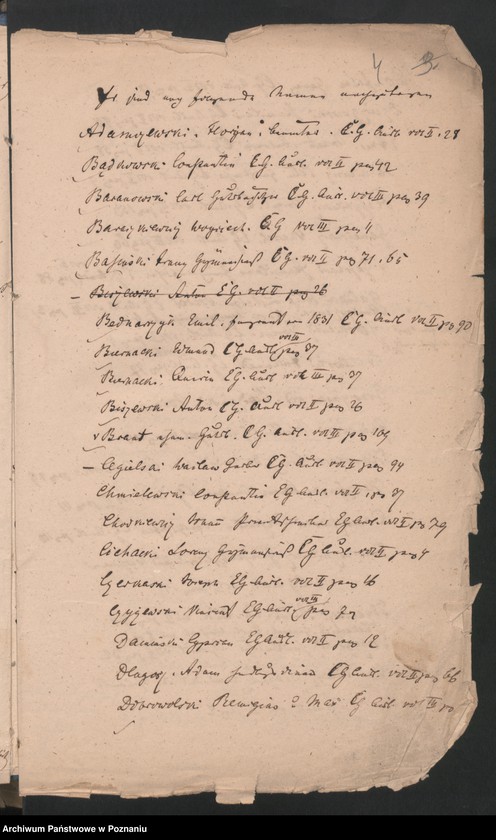 Obraz 7 z jednostki "Verzeichnis der Emigranten"