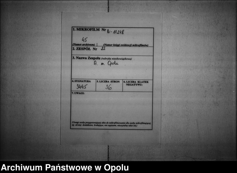 Obraz 2 z jednostki "Acta des Magistrats zu Oppeln betreffend Kleinbahnproject Oppeln-Sakrau-Carlsmarkt Vol. I"