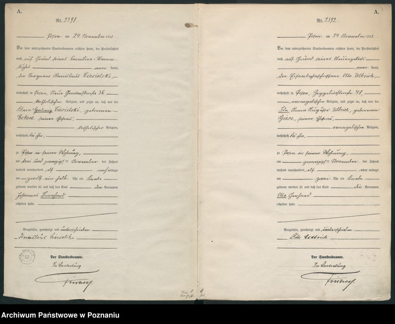 Obraz 4 z jednostki "Księga miejscowa urodzeń tom VI [Rejestr główny urodzeń]"