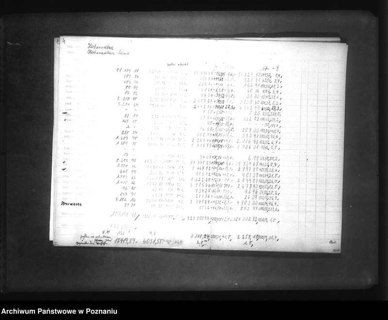 Obraz 8 z jednostki "Regierungsbezirk Hohensalza. Gegenüberstellung der Bodenbenutzungserhebungen"