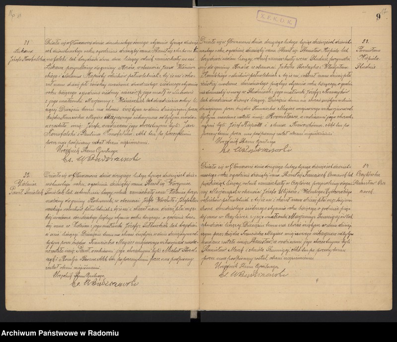 image.from.unit.number "Urząd Stanu Cywilnego w Głowaczowie Akta urodzeń, małżeństw, zgonów 1919 rok"