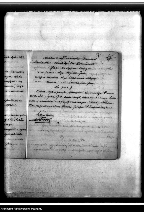 Obraz 10 z jednostki "Protokoły zebrań Oddziału Związku Strzeleckiego w Drawsku"