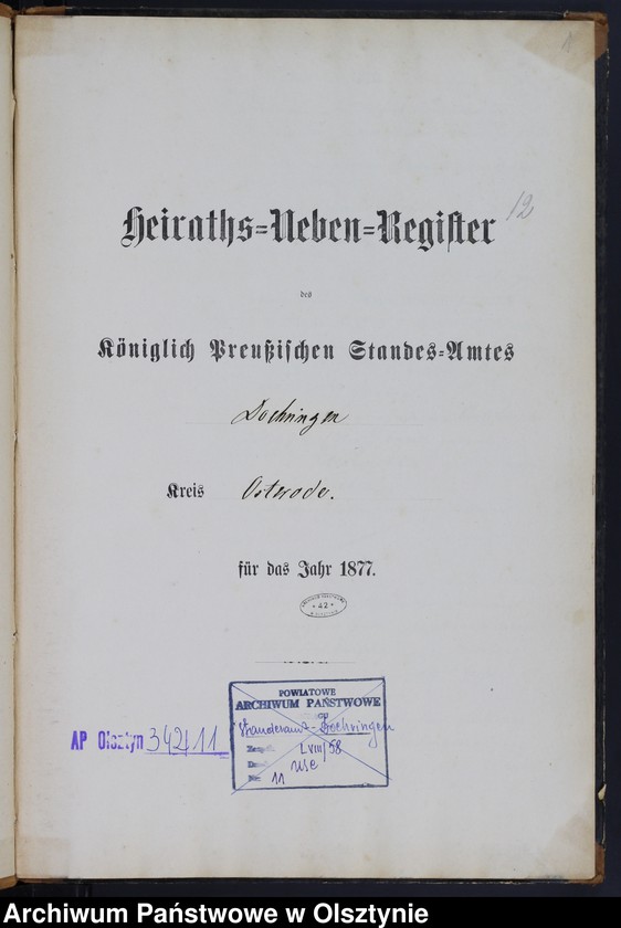 image.from.unit.number "Heiraths-Neben-Register Nr 1 - 20"