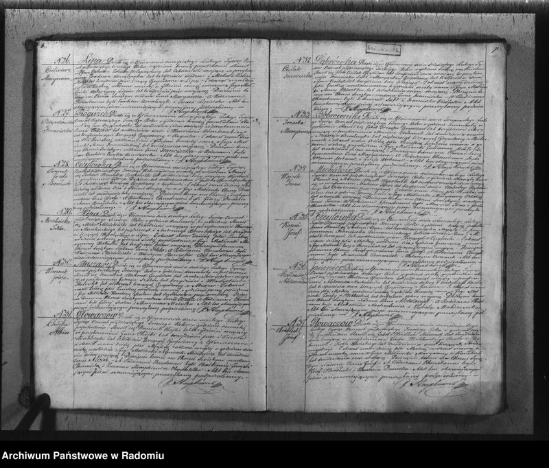 image.from.unit.number "Duplikat akt urodzonych, zaślubionych i zmarłych z parafii Głowaczew w roku 1853"