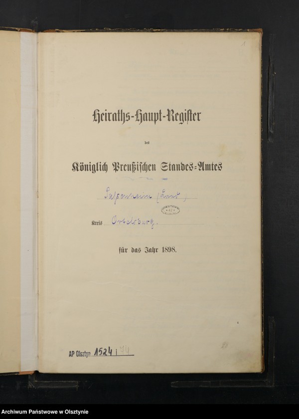 image.from.unit.number "Heiraths-Haupt-Register Nr 1 - 27"