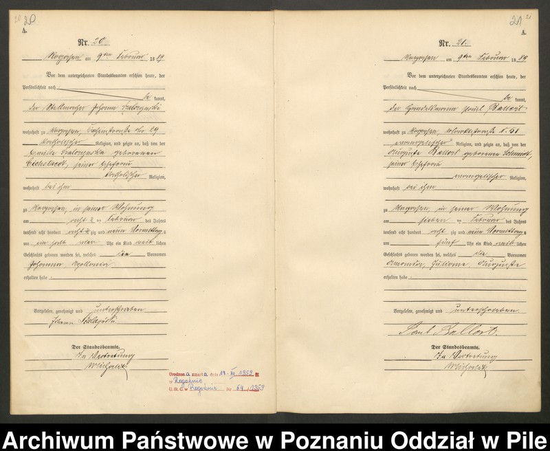 Obraz 13 z jednostki "Księga urodzeń"
