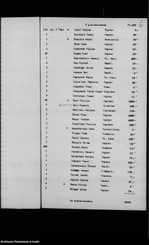 Obraz 10 z jednostki "Rejestr poborczy"