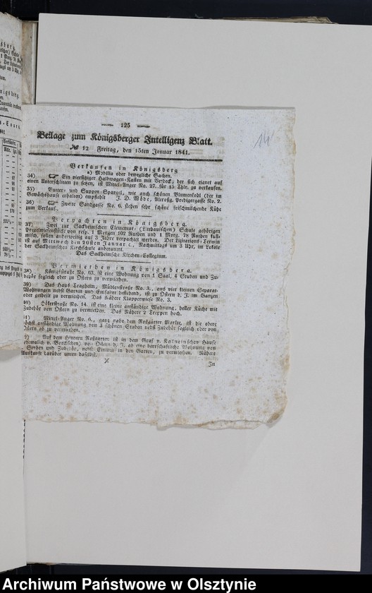 image.from.unit.number "Die Verpachtung der zur lituanischen Elementar Schule gehörigen Wiesen"