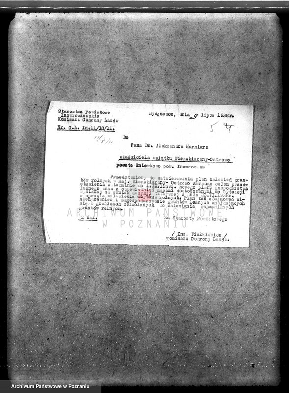 Obraz 9 z jednostki "Majątek Wierzbiczany w powiecie inowrocławskim /nadzór nad gospodarką leśną"