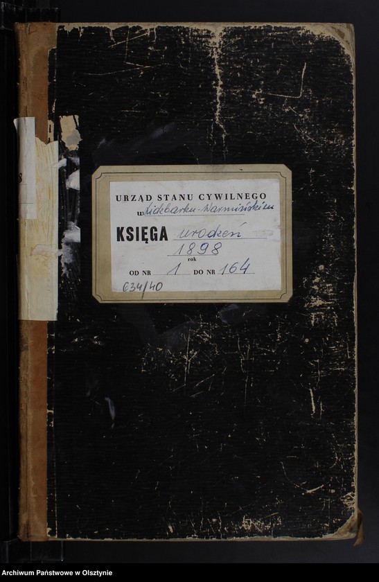 image.from.unit.number "Geburts-Haupt-Register Nr 1 - 164"