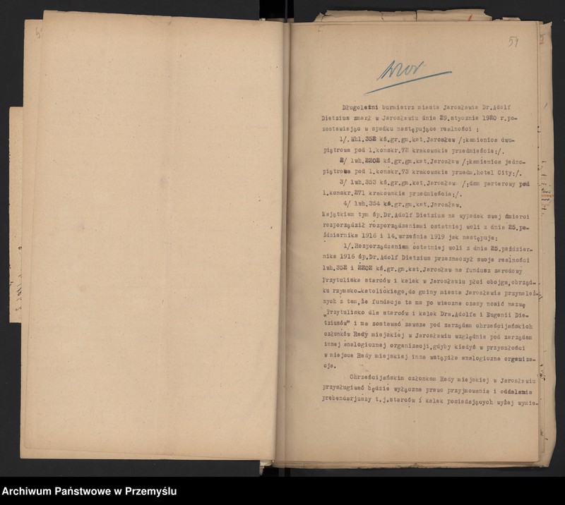 Obraz 15 z kolekcji "Fundacje Adolfa Dietziusa w Jarosławiu111"