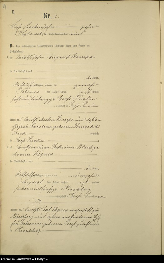 image.from.unit.number "Heiraths-Haupt-Register Nr 1 - 8"
