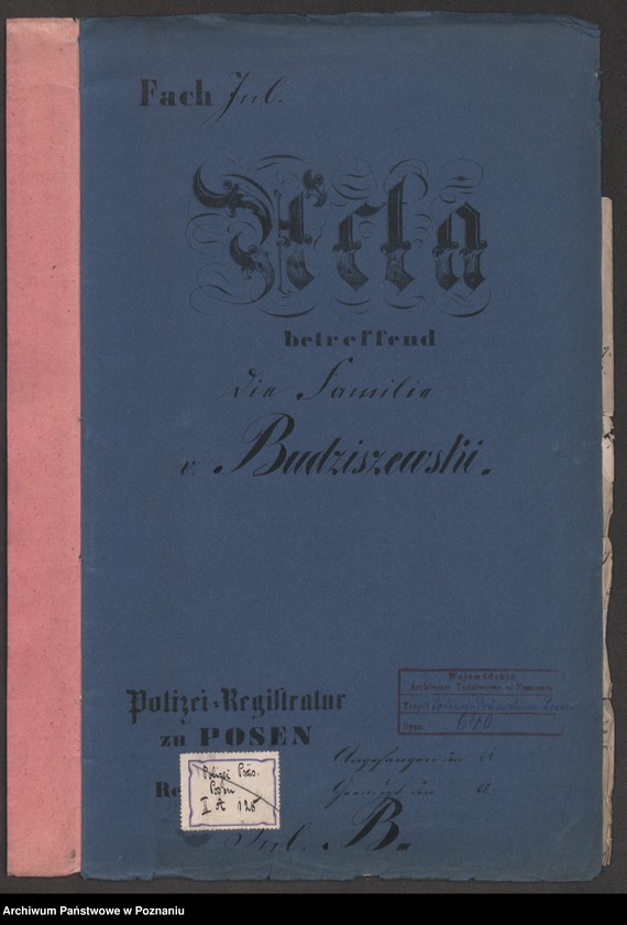 Obraz 2 z jednostki "A. betr. die Familie von Budziszewski"