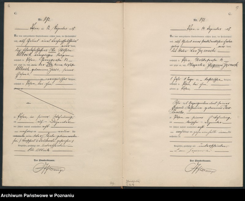 Obraz 11 z jednostki "Księga miejscowa zgonów tom III [Rejestr główny zgonów]"