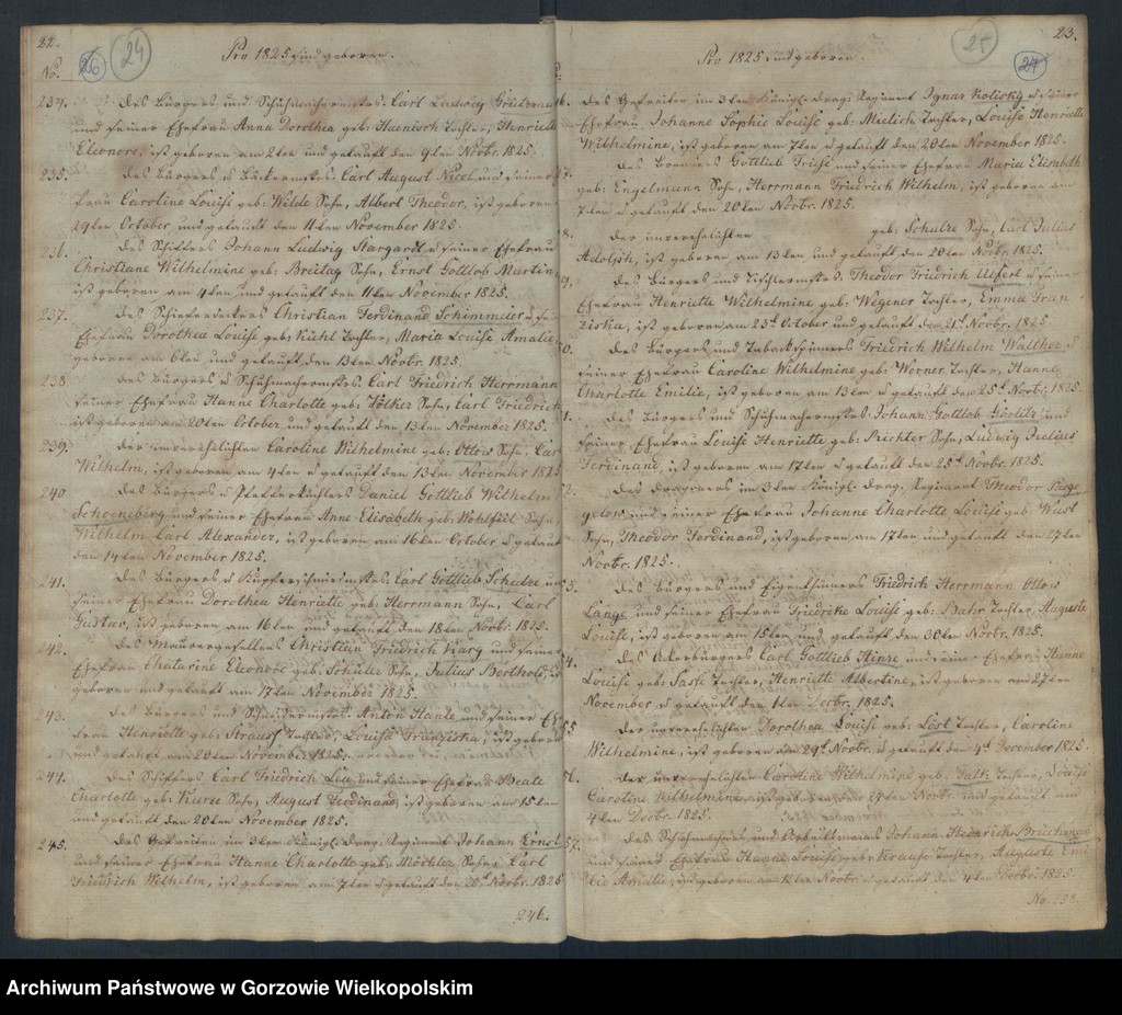 image.from.unit.number "Duplikate der Kirchenbücher der Hauptkirche zu Landsberg an der Warthe"