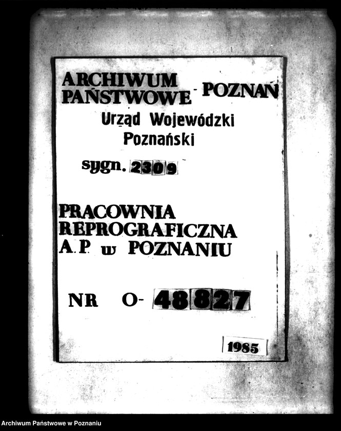 Obraz 1 z jednostki "Majątek Oświecim powiatu kępińskiego wyłączenie z art.4,5 ustawy o reformie"