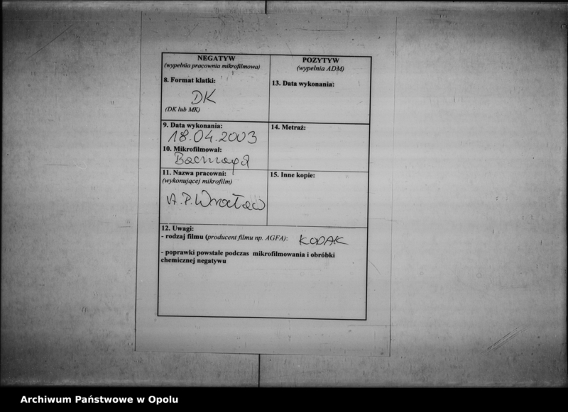 Obraz 3 z jednostki "Acta des Magistrats zu Oppeln betreffend die Hierorts vorhandenen gewerblichen Unterstützungs Kassen Vol. I"