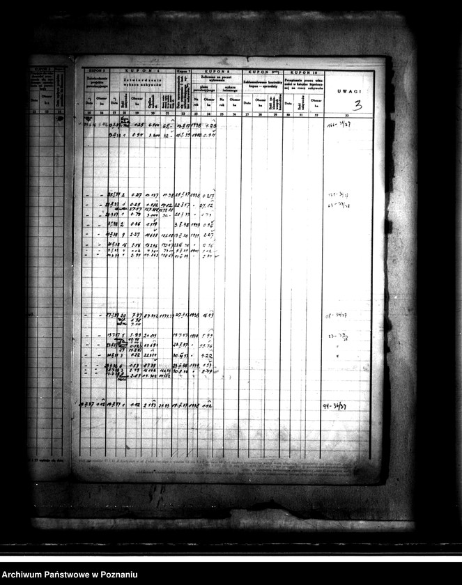 Obraz 7 z jednostki "Księga kontroli prac parcelacji prywatnej dla powiatu poznańskiego"