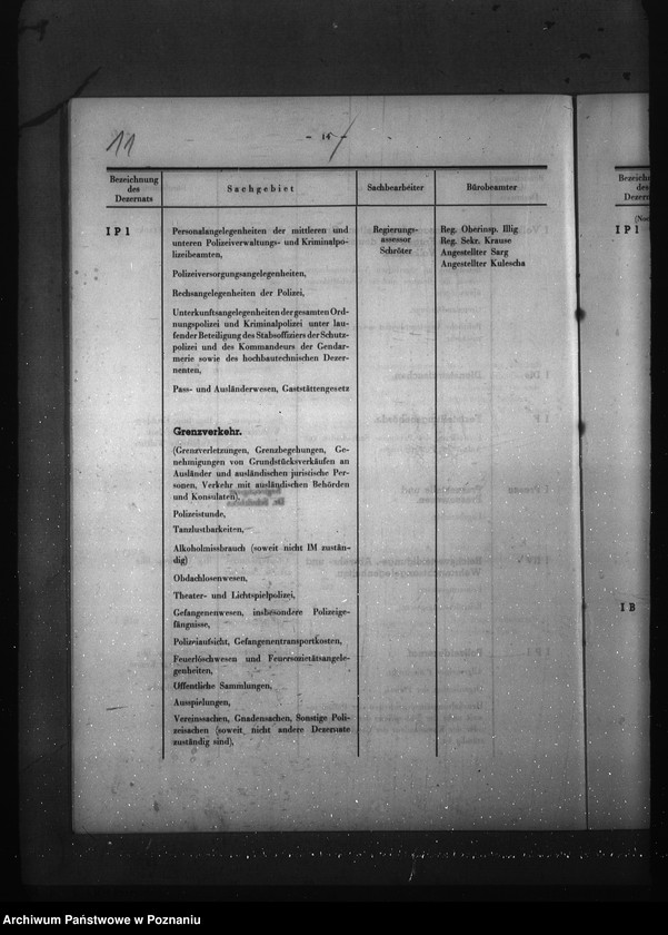 Obraz 14 z jednostki "Geschäftsverteilungsplander Regierung Litzmannstadt (Łódź)"