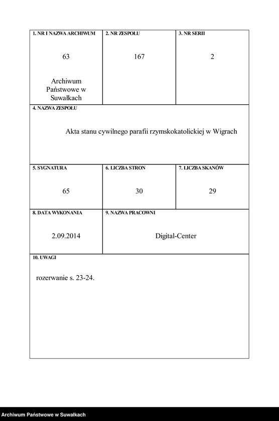 Obraz 1 z jednostki "Dokumenty prinadlažaščije k aktam o brakosočetavšichsja Vigierskago R.K. Prichoda za 1907 god"