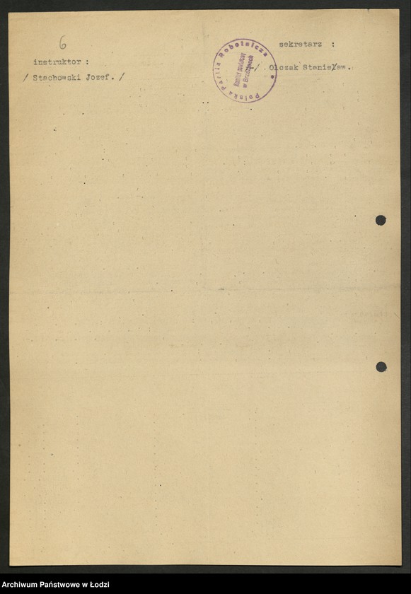 Obraz 7 z jednostki "Sprawozdania miesięczne instruktorów propagandy komitetów powiatowych i komitetów miejskich [z załącznikami za 1948 rok]"