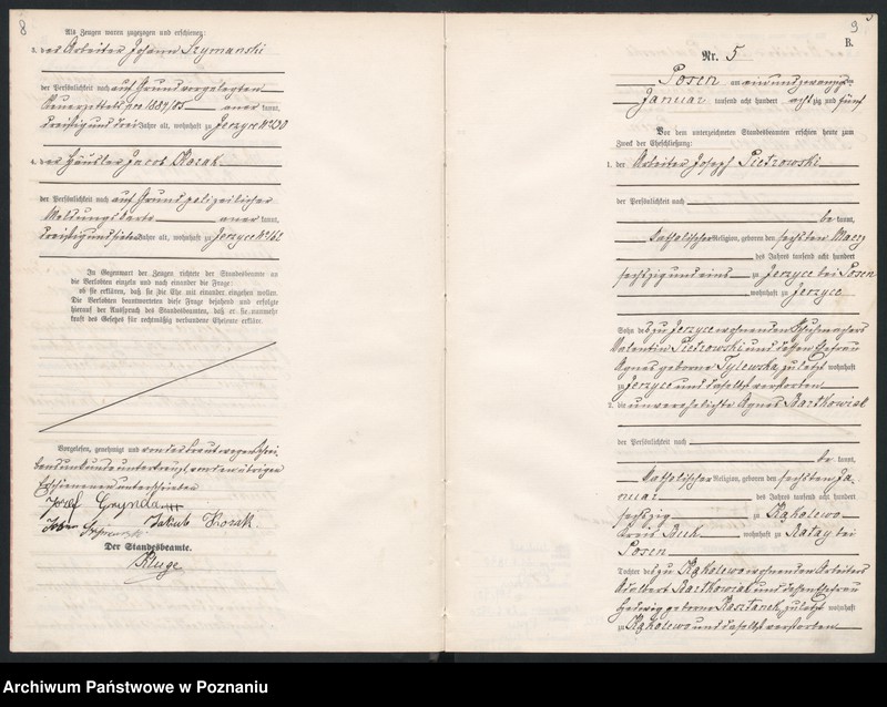 Obraz 7 z jednostki "Księga małżeństw"