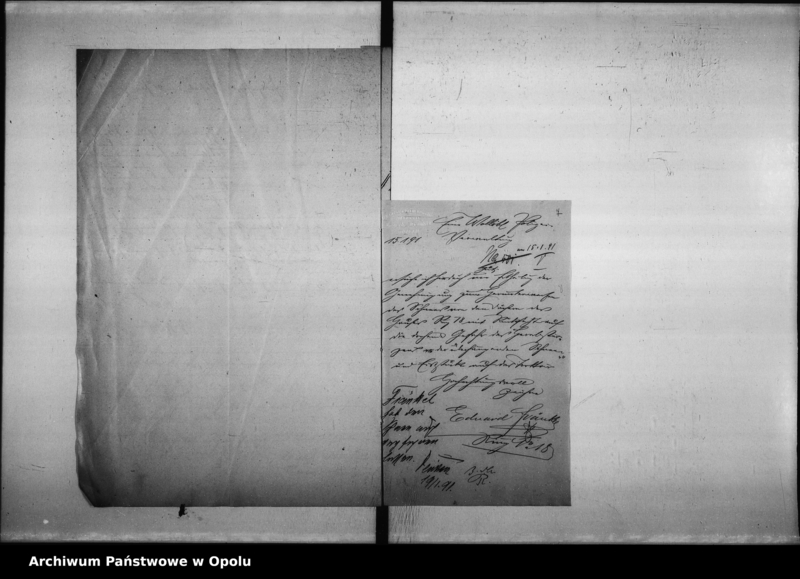 image.from.unit.number "Acta des Magistrats zu Oppel betreffend Polizei - Verwal[tung] Vol. I"