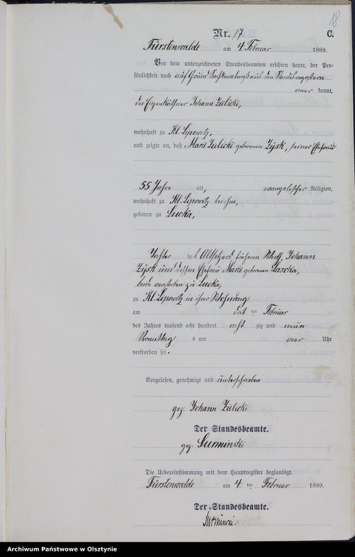 image.from.unit.number "Sterbe-Neben-Register Nr 1 - 146"