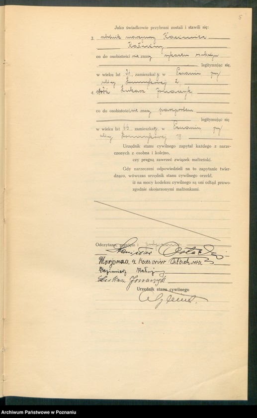 Obraz 7 z jednostki "Księga miejscowa małżeństw tom IV [Rejestr główny małżeństw]"