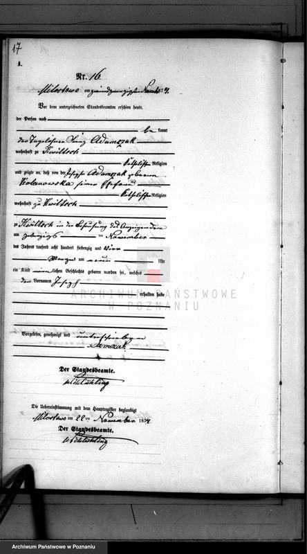 Obraz 17 z jednostki "Księga urodzeń"