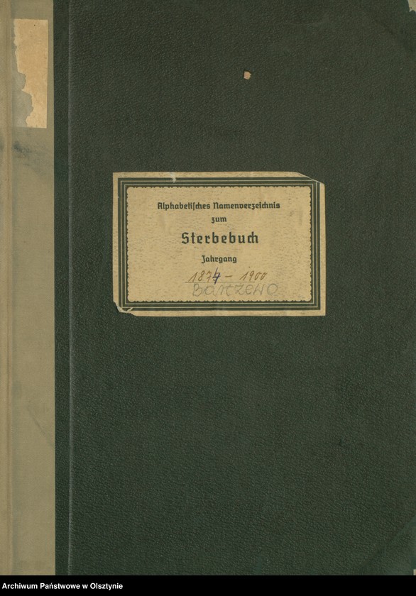 image.from.unit.number "Alphabetisches Namenverzeichnis zum Sterbebuch"