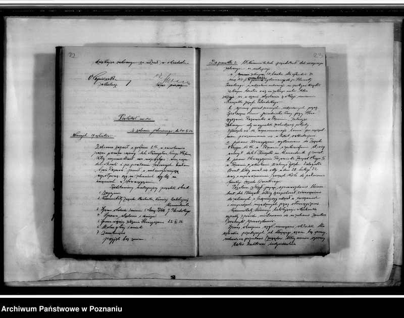 Obraz 20 z jednostki "Książka protokołów z zebrań plenarnych i zebrań zarządu Związku"