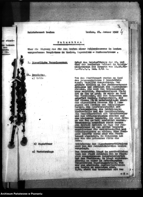 Obraz 8 z jednostki "Polizeikaserne Leslau (Włocławek)"