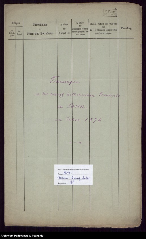 Obraz 2 z jednostki "Trauungen"