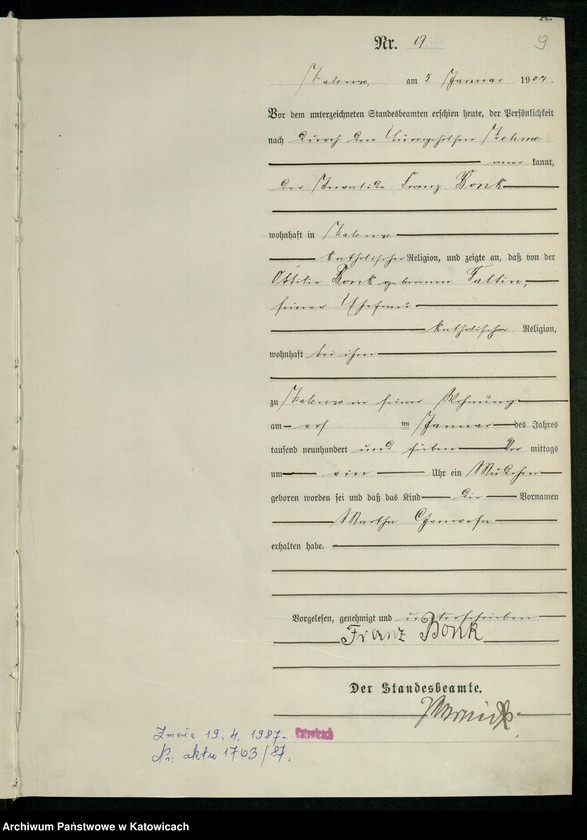 image.from.unit.number "Księga urodzeń, tom 1, nr 1-560"