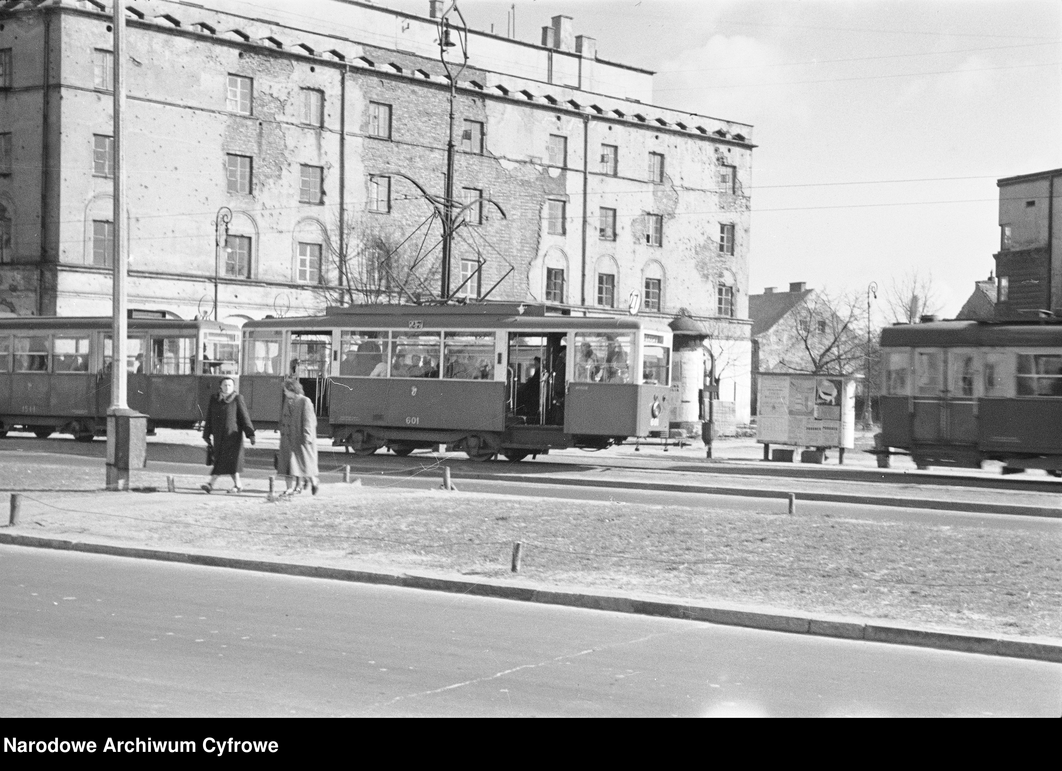 Skan z jednostki: Plac Inwalidów w Warszawie. Biblioteka Liceum Pedagogicznego