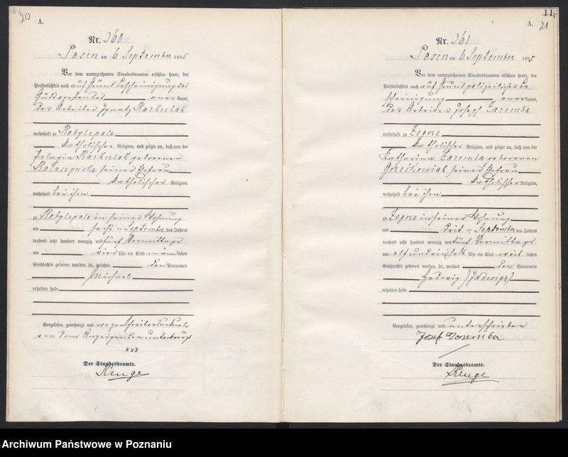 Obraz 13 z jednostki "Księga urodzeń t. II"