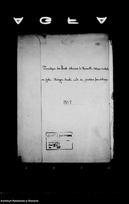 image.from.unit.number "Verzeichniss der Areal- extension der Henriette Schlippenbach- Sermageschen Güter "Heiligen- Kreutz" in Kroatien mit den jährlichen fixen Erträgen"