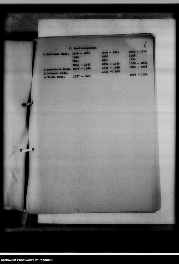 Obraz 10 z jednostki "Verzeichnis der Personenstandsregister. Generalregister. [Wykaz ksiąg kościelnych i stanu cywilnego w Urzędach do Spraw Genealogicznych na terenie tak zwanego Kraju Warty]"