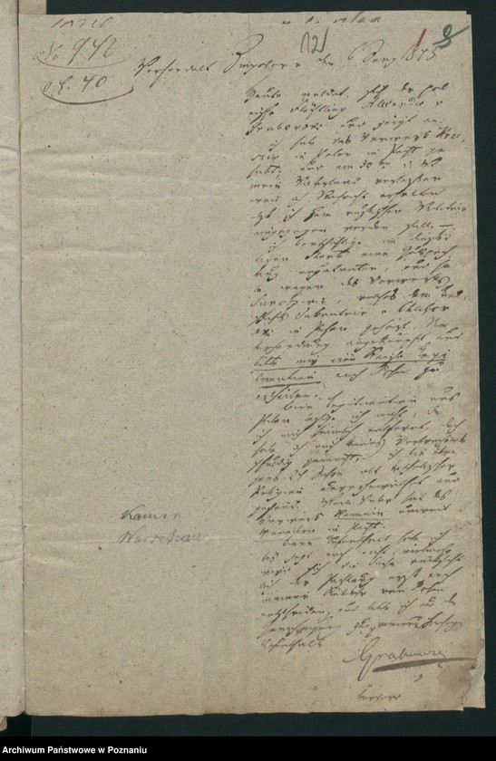 Obraz 16 z jednostki "A. betr. Alexander von Grabowski"