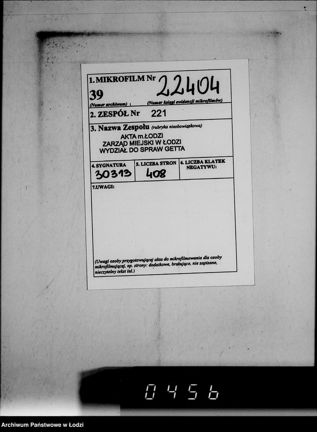 Obraz 2 z jednostki "Sammelschriftwechsel der Firmen A-G [Korespondencja z firmami w sprawach ofert i dostarczenia różnych towarów do Getta]"