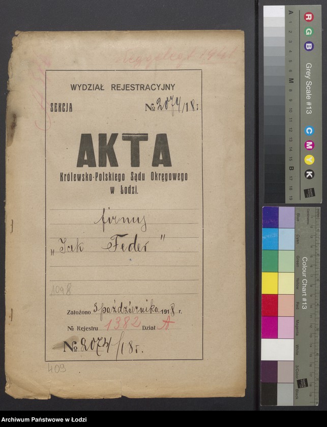 Obraz 2 z jednostki "Icek Feder- sprzedaż skóry"