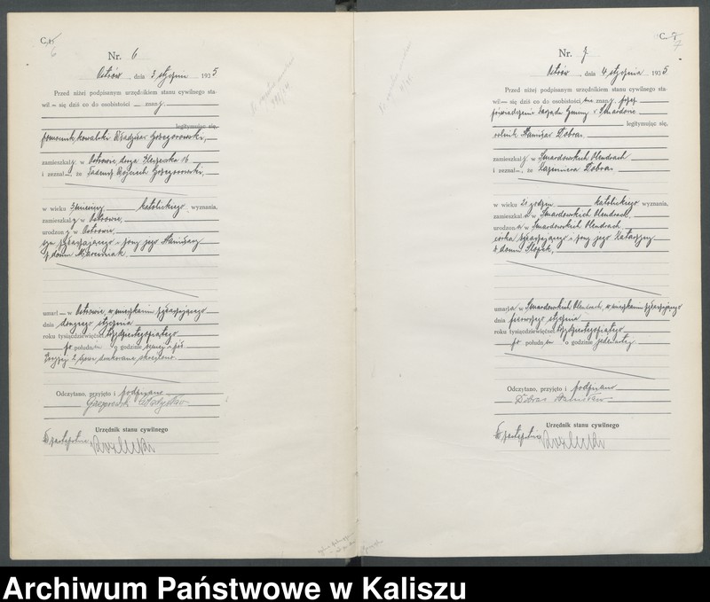 Obraz 8 z jednostki "[Księga zgonów]"