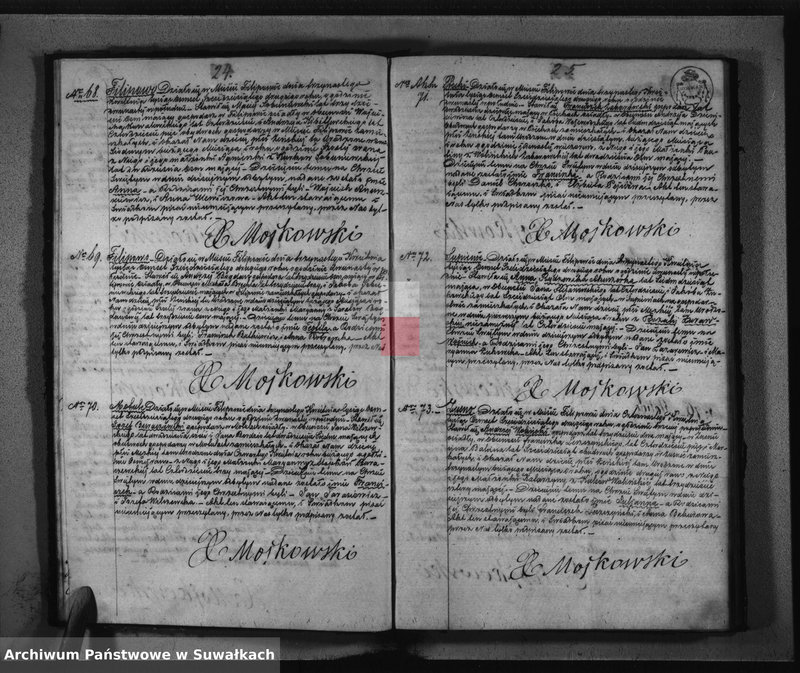 image.from.unit.number "Akta Duplikat zwana Urodzonych, Zaślubionych i Zmarłych Parafii Filipowskiej na rok 1862"