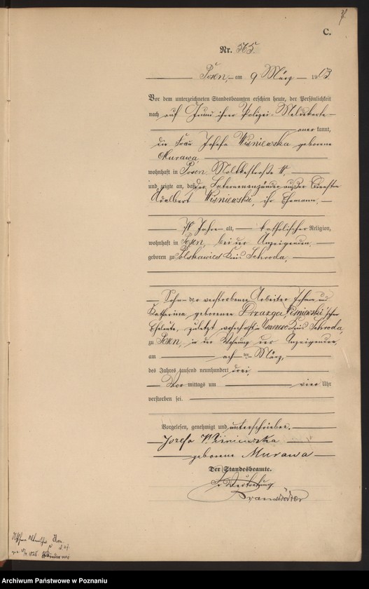 Obraz 10 z jednostki "Księga zgonów tom II"