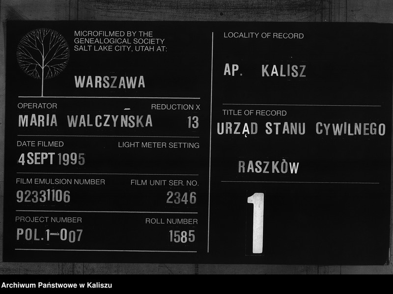 Obraz 1 z jednostki "[Księga urodzeń]"