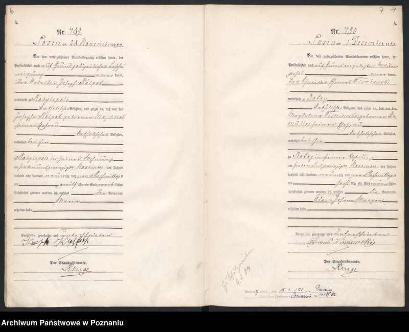 Obraz 7 z jednostki "Księga urodzeń t. II"